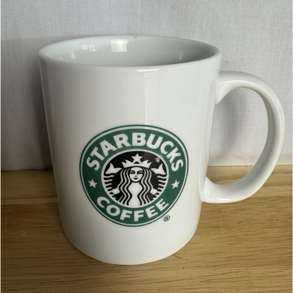 Starbucks 2006 Siren 12oz Coffee Mug Wht Ceramic Classic Logo Collector Cup